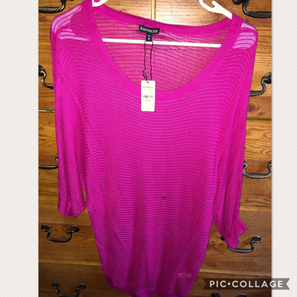 BNWT Express Pink sweater